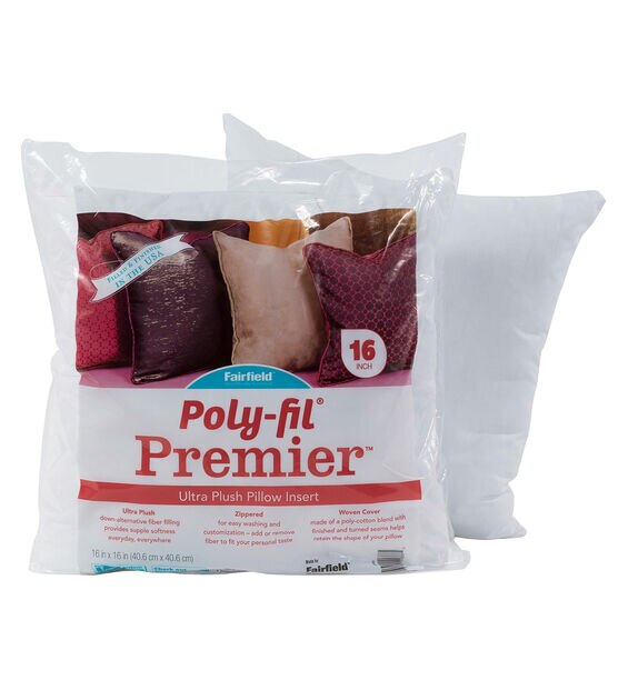 Poly Fil Premier 16"x16" Accent Pillow Inserts 8 Pk, , hi-res, image 3
