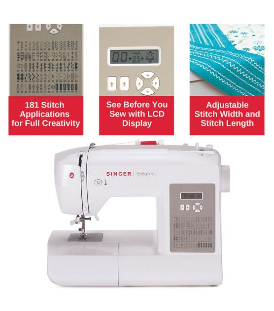 Singer Brilliance Computerized Electronic Sewing Machine