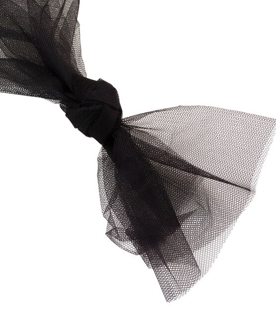 Black Scrubbie Mesh Netting & Tulle Fabric, , hi-res, image 4