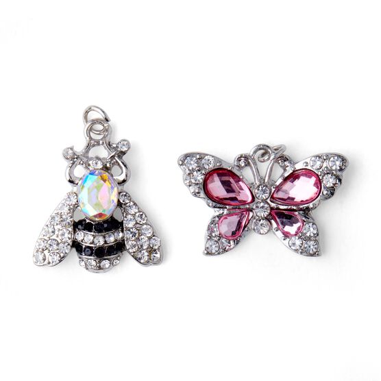 Silver Bug & Butterfly Charms by hildie & jo, , hi-res, image 2