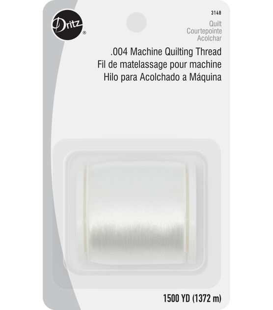 Dritz Quilting .004 Machine Quilting Thread, Clear, 1500 yd
