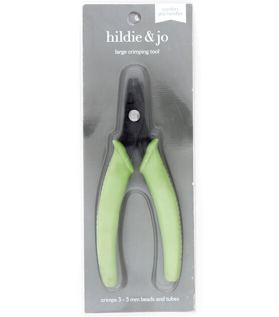 8" x 3" Light Green & Black Crimping Tool by hildie & jo