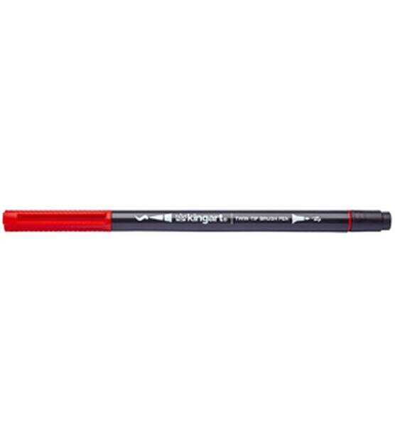 KINGART Dual Tip Brush Pen Art Markers Set of 48 Unique Colors, , hi-res, image 5