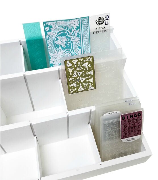 Totally Tiffany 15" Die Stamp & Supply Organizer With 6 Movable Dividers, , hi-res, image 6