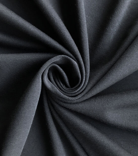 Bottomweight Jegging Knit Fabric  Caviar Black, , hi-res, image 3