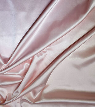 Silky Satin Dusty Pink Fabric
