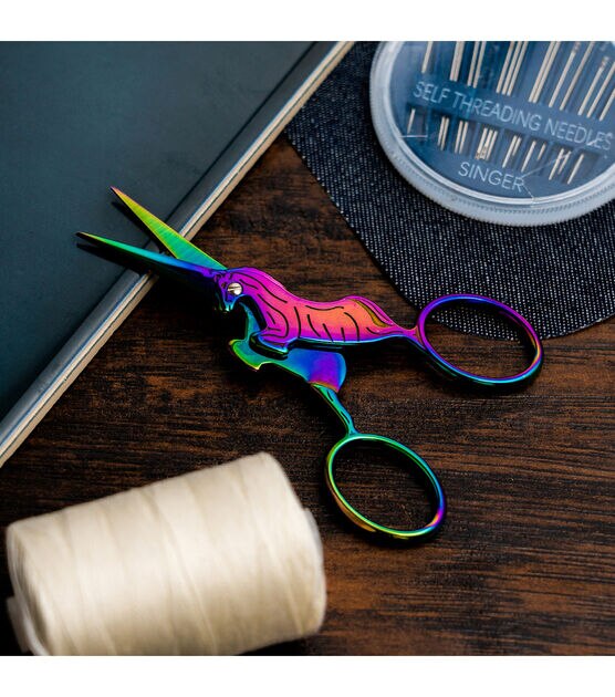 Embroidery Scissors  Holographic Bird – Freckled Fawn