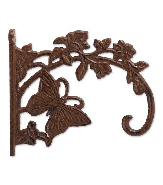 Zingz & Thingz 8" Butterfly Cast Iron Planter Bracket