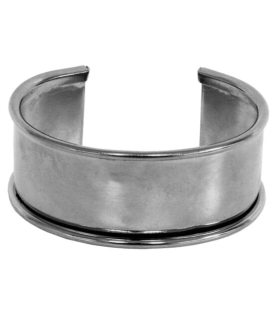 Realeather 1'' Metal Cuff Bracelet, , hi-res, image 2