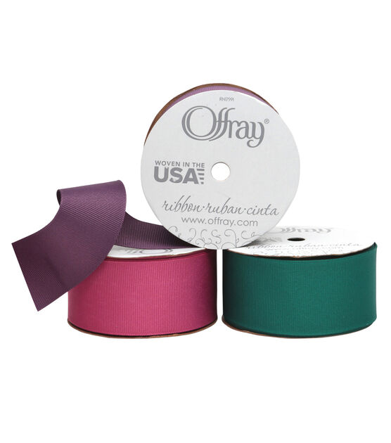 Offray Grosgrain Ribbon 1.5" x 21 Feet, , hi-res, image 1