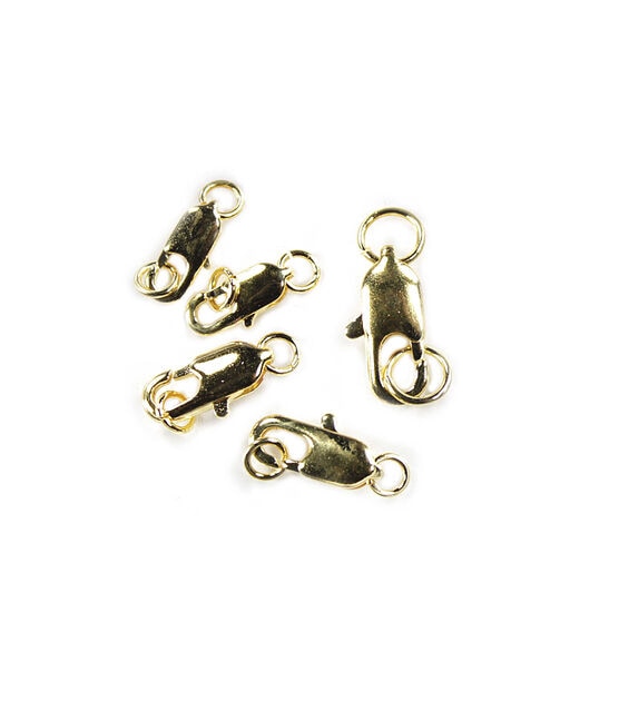 5ct Gold Assorted Metal Oblong Lobster Clasps by hildie & jo