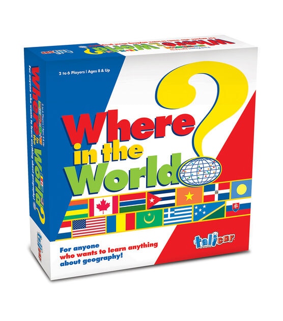 Talicor 10" Where in the World Board Game, , hi-res, image 2