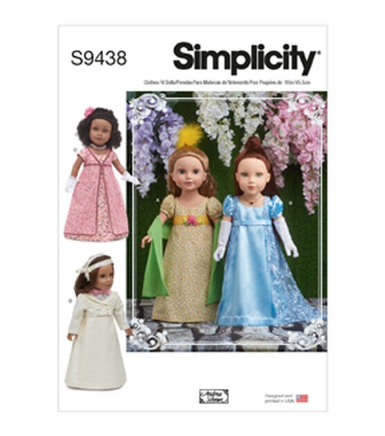 Simplicity One Size American Girl Doll Clothes Pattern, 1 Each