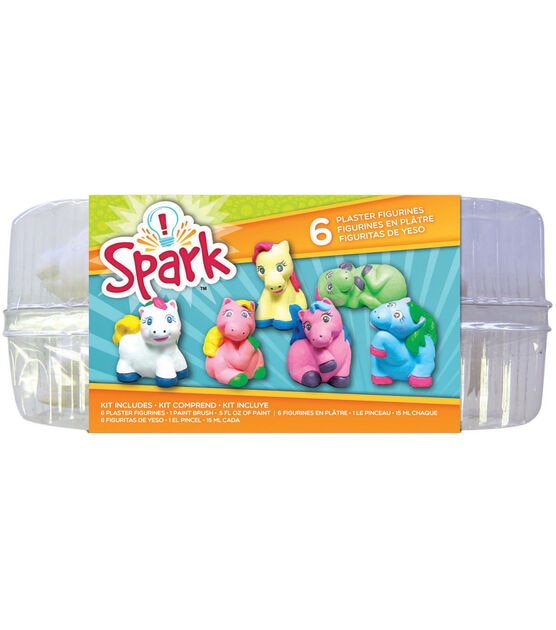 Spark Plaster Figurines Value Pack Kit Ponies