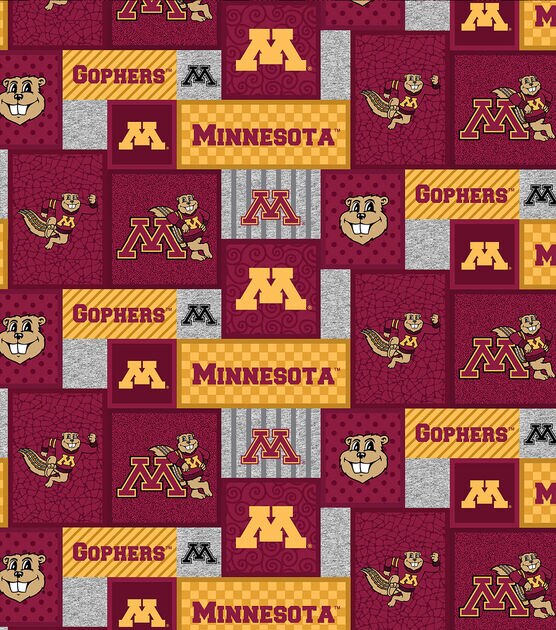 University of Minnesota Gophers Fleece Fabric College Patch, , hi-res, image 2