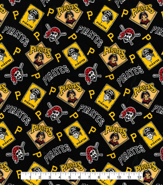 Fabric Traditions Cooperstown Pittsburgh Pirates Cotton Fabric, , hi-res, image 2