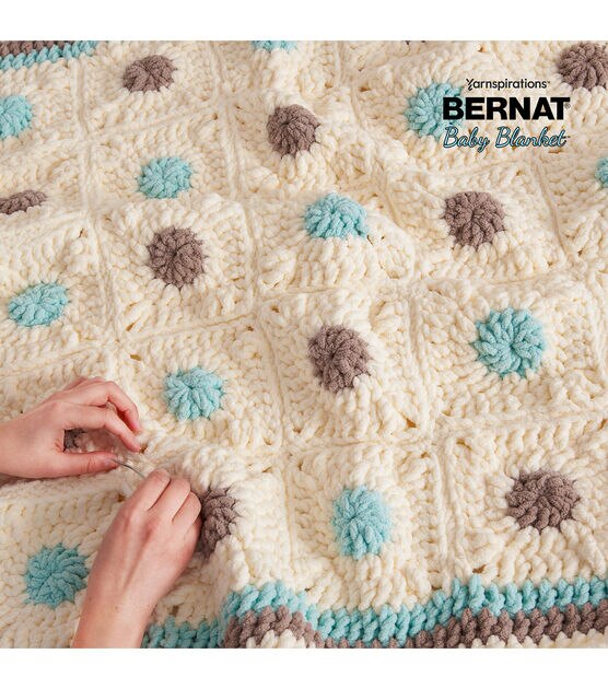 Bernat® Blanket™ #6 Super Bulky Polyester Yarn, White Beach 10.5oz/300g,  220 Yards (4 Pack)