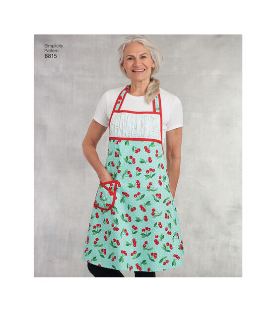 Simplicity S8815 Size S & L Children's & Misses Aprons Sewing Pattern, , hi-res, image 7