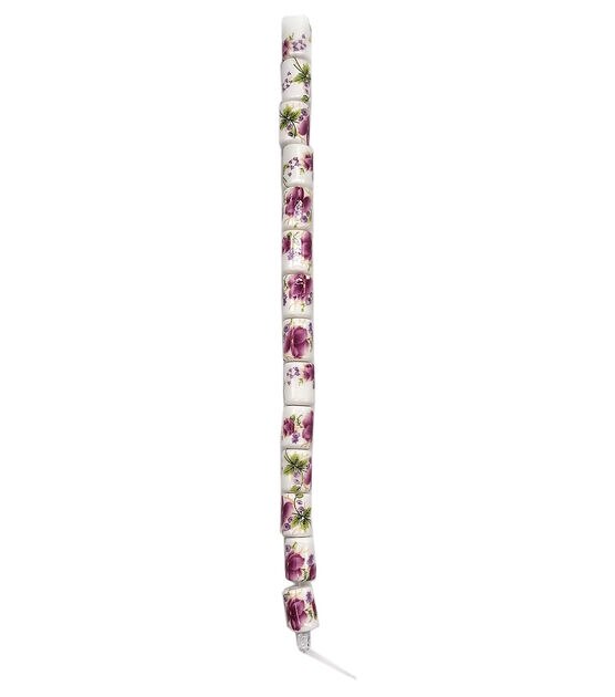 Painted Floral Ceramic Strung Beads by hildie & jo, , hi-res, image 2