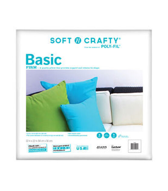 Soft N Crafty Basic 22" x 22" Pillow, , hi-res, image 1