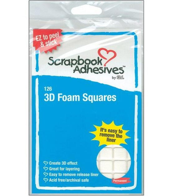 3D Foam Squares - Scrapbook & Paper Crafts