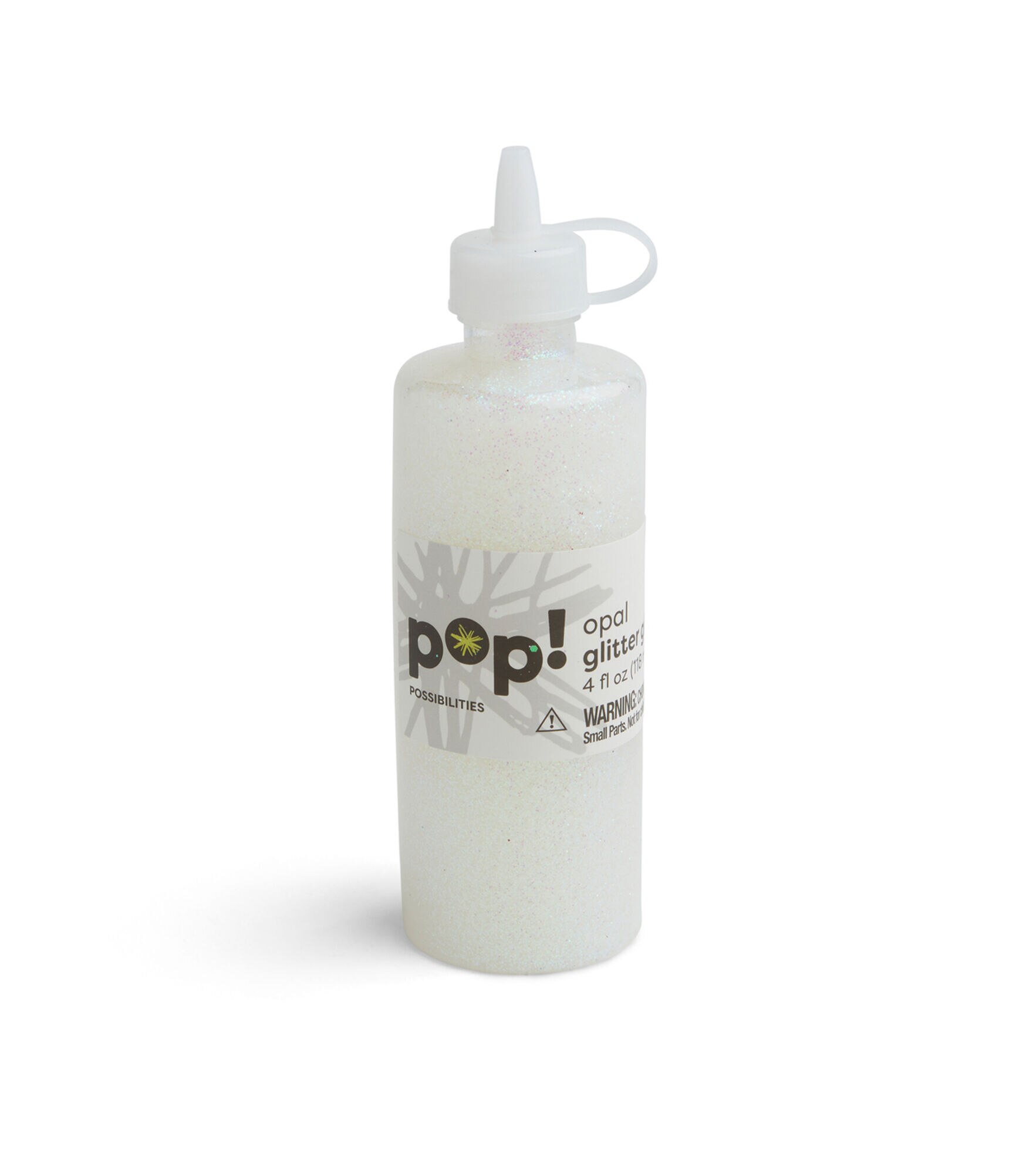 Pop! Glitter Glue 4oz - Opal - Kids Craft Basics - Kids