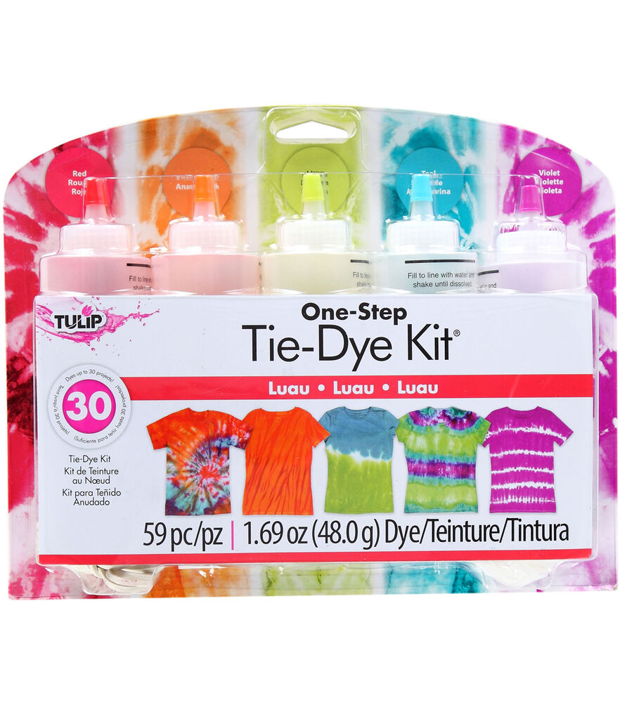 Tulip 59ct One Step Fabric Tie Dye Kit, Luau, swatch