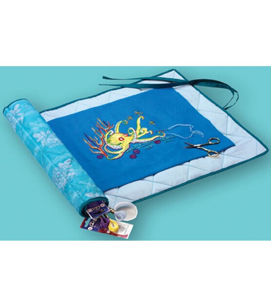 DMC 24''x16.5'' Needlework Project Keeper Turquoise, , hi-res, image 2