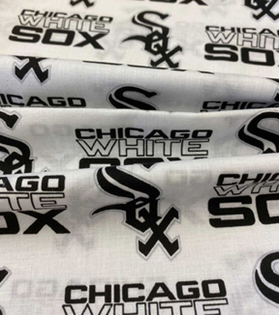 Fabric Traditions Chicago White Sox Cotton Fabric Tossed Print, , hi-res, image 3