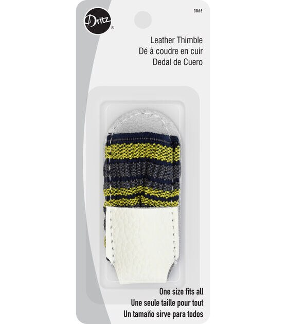 Dritz Leather Thimble, One Size Fits All