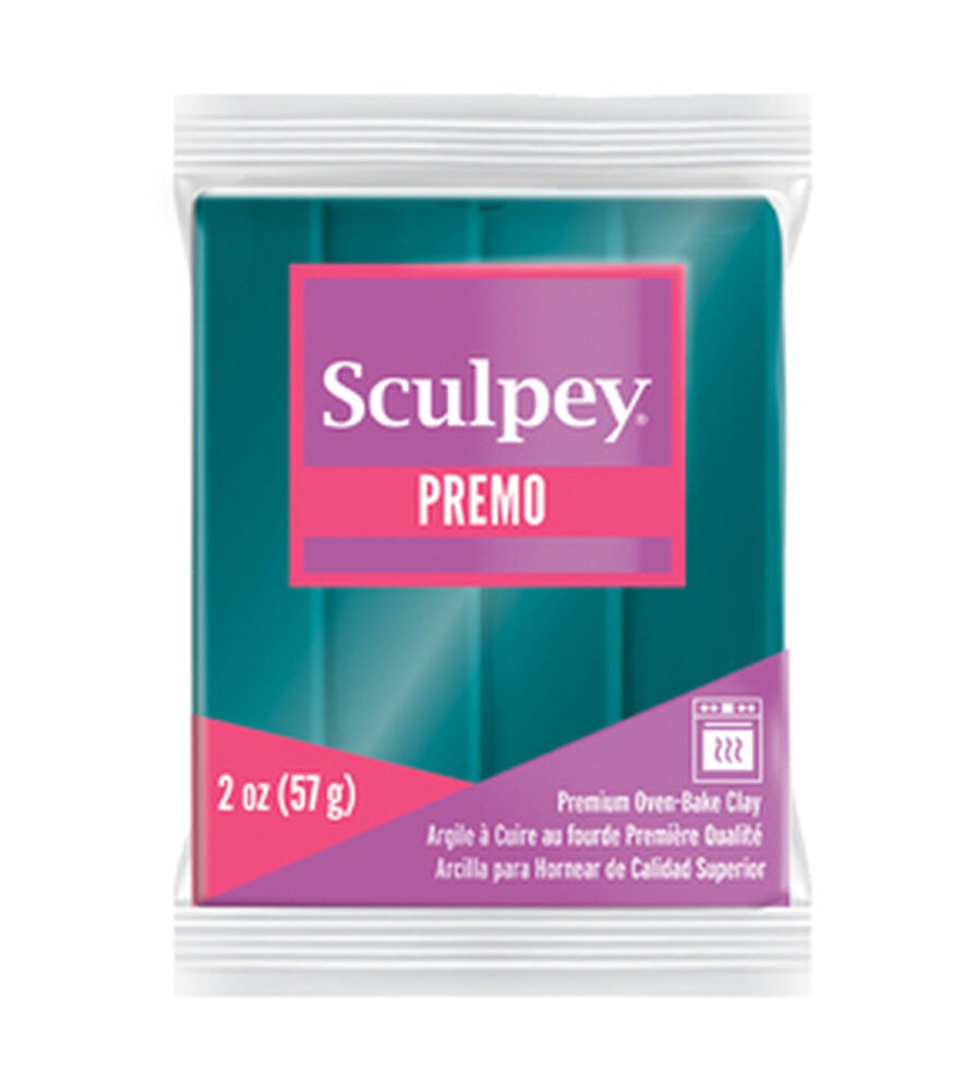 Sculpey 2oz Premo Premium Oven Bake Polymer Clay, Peacock Pearl, swatch