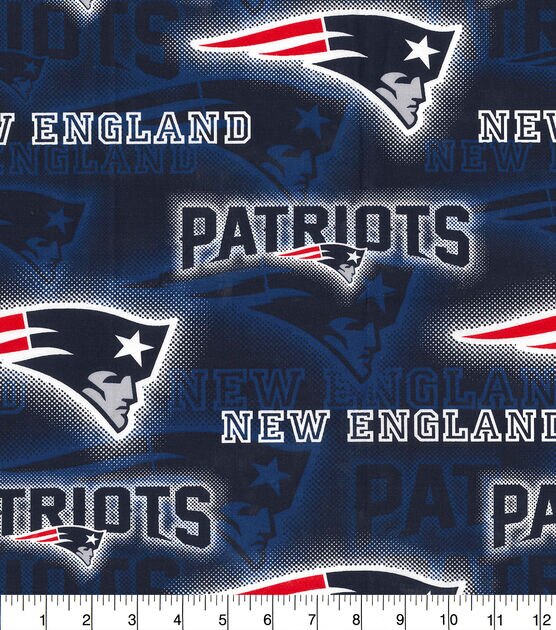 Fabric Traditions New England Patriots NFL Dot Cotton Fabric