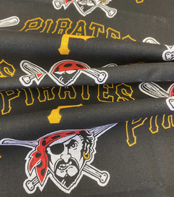Fabric Traditions Pittsburgh Pirates Cotton Fabric Mascot, , hi-res, image 3