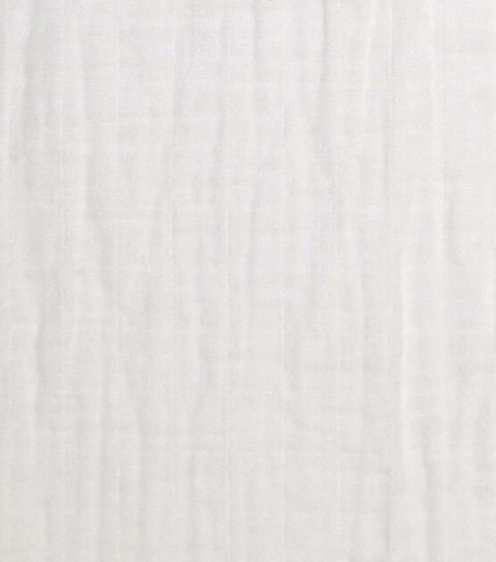 White Solid Nursery Swaddle Fabric