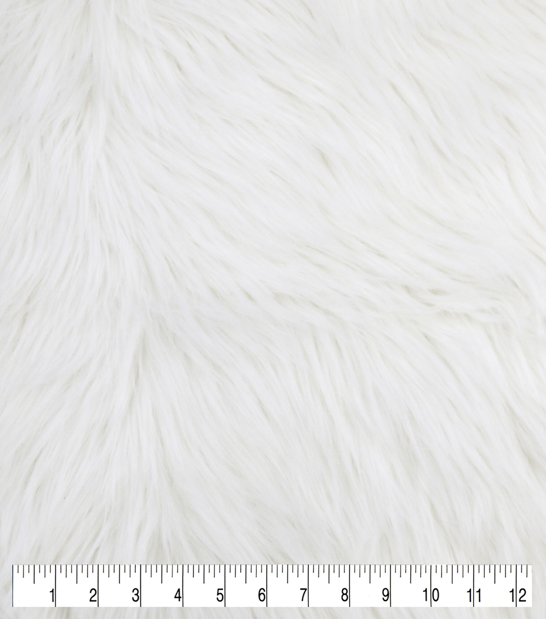 Husky Faux fur Fabric, White, hi-res