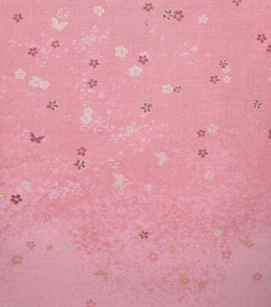 Camila Ombre Flowers Premium Cotton Fabric, , hi-res, image 4