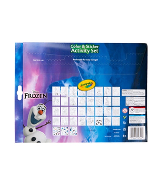 Crayola Disney Frozen Color and Sticker Activity Set with Markers