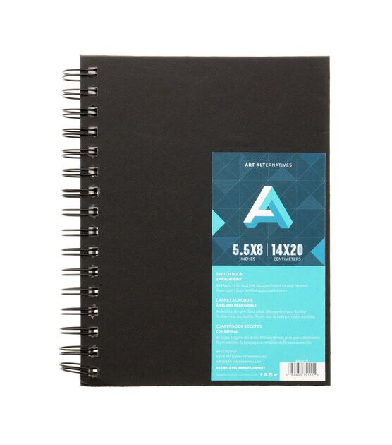 Art Alternatives Spiral Bound Sketch Book 5.5''x8''