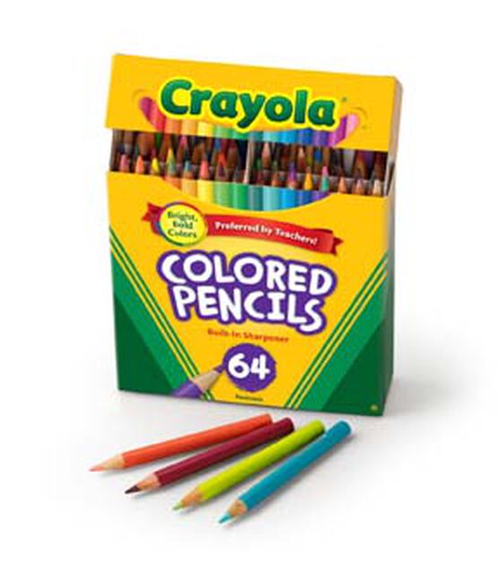 Crayola 64ct Bright Mini Colored Pencils, , hi-res, image 2