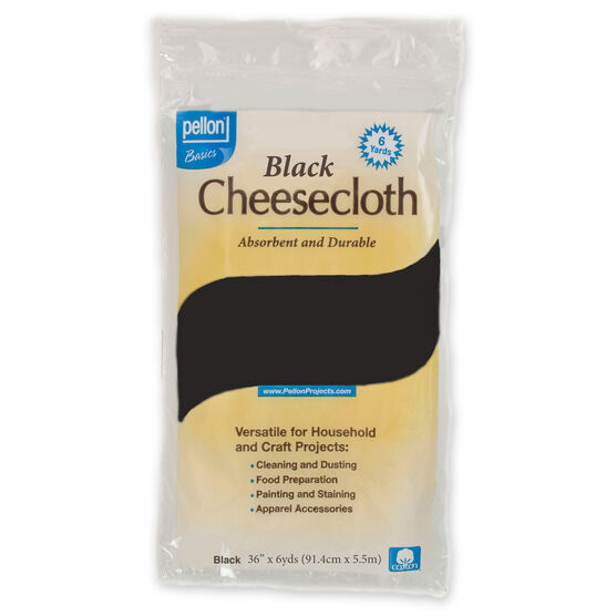 Pellon 36" x 6yd Black Cheesecloth