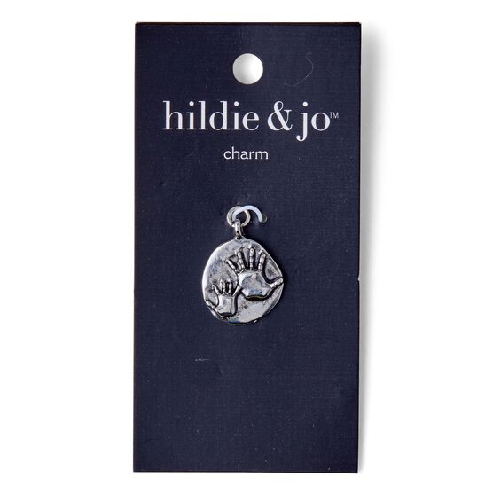 18mm Antique Silver Mommy & Me Charm by hildie & jo