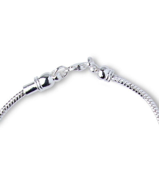 7.5" Silver Bracelet With Screw Off End by hildie & jo, , hi-res, image 3
