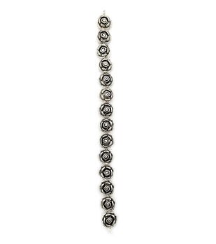 13mm x 12mm Metal Snowflake Strung Beads by hildie & jo