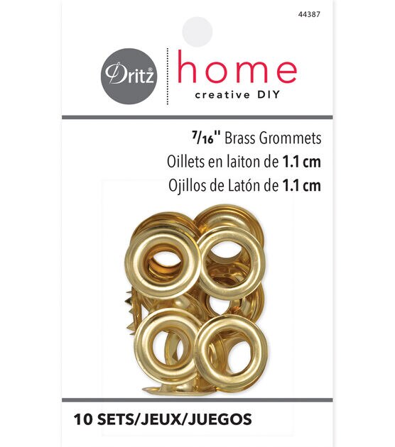 Dritz Home Grommets Brass