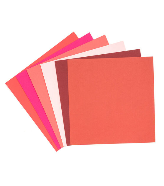 60 Sheet 12" x 12" Red Precision Cardstock Paper Pack by Park Lane, , hi-res, image 3