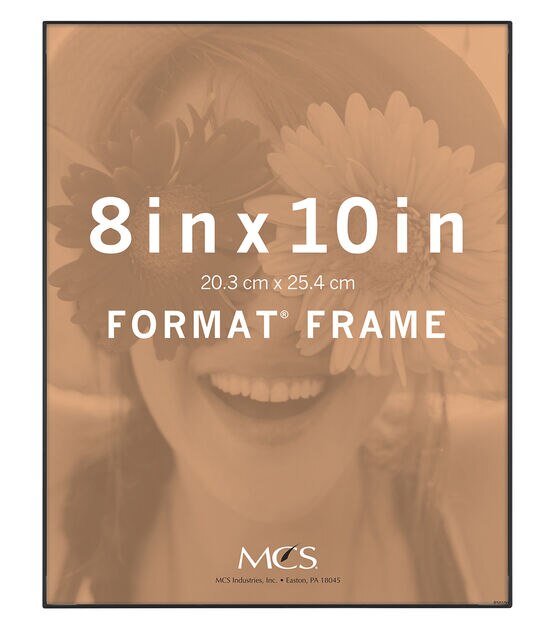 MCS 8"x10" Front Loading Black Wall Frame