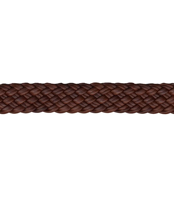 Wrights Braided Belt Trim 1'' Brown, , hi-res, image 2