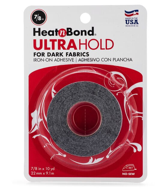 HeatnBond 7/8" x 10yd Dark Fabric Ultra Hold Adhesive Tape