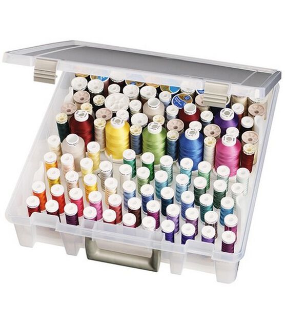ArtBin 15" Super Satchel Box With Removable Thread Trays