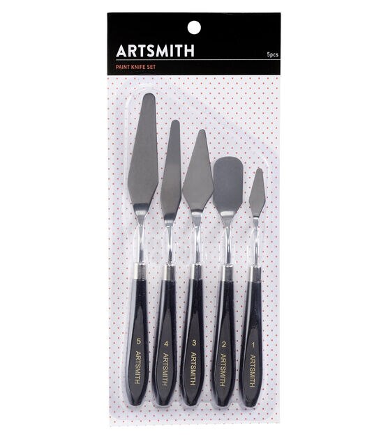 5pk Stainless Steel Painting Knive Set by Artsmith